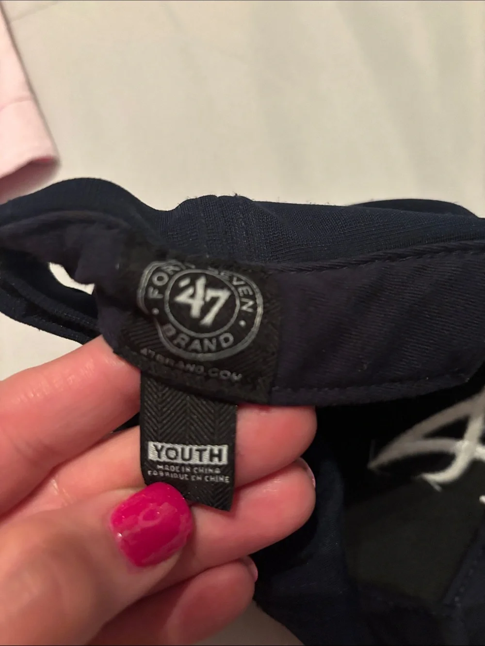 '47 Brand Navy and Black Cap with Embroidered Patch